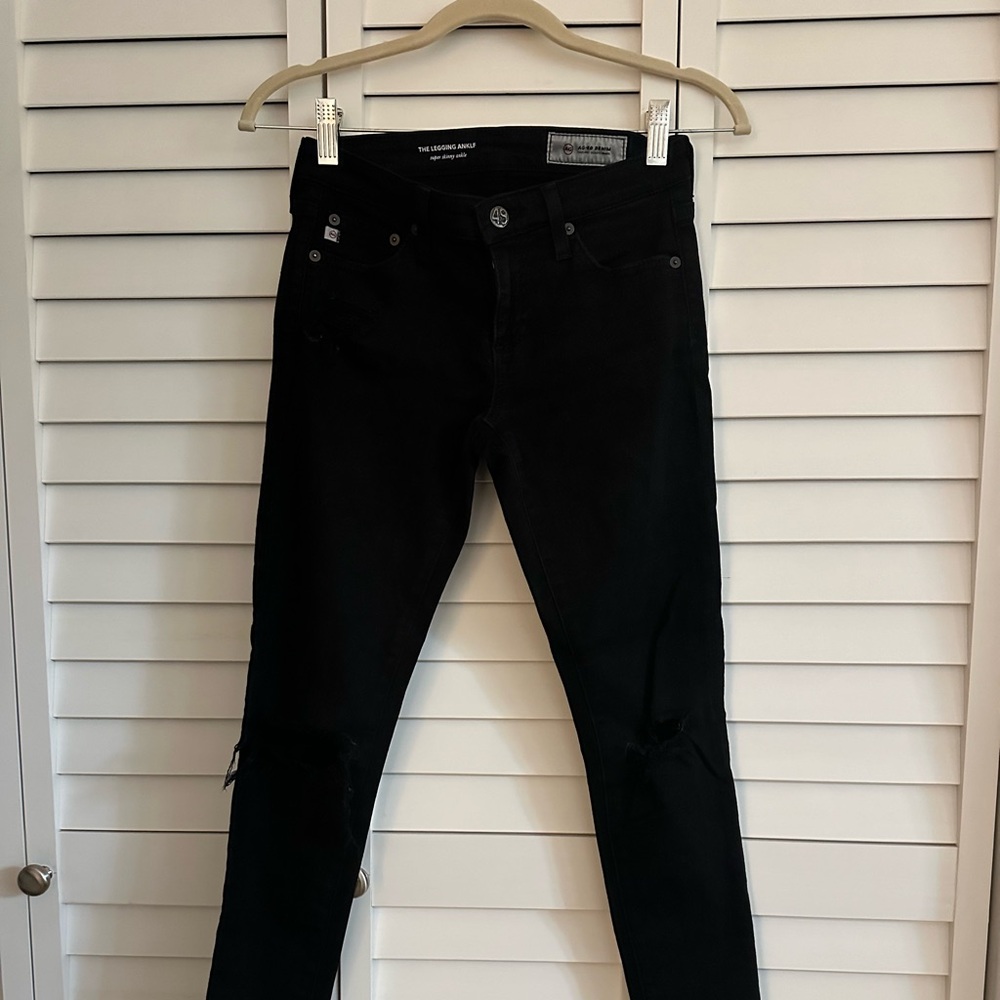 AG (Adriano Goldschmidt) Jeans! Legging ankle (super skinny ankle) distressed!